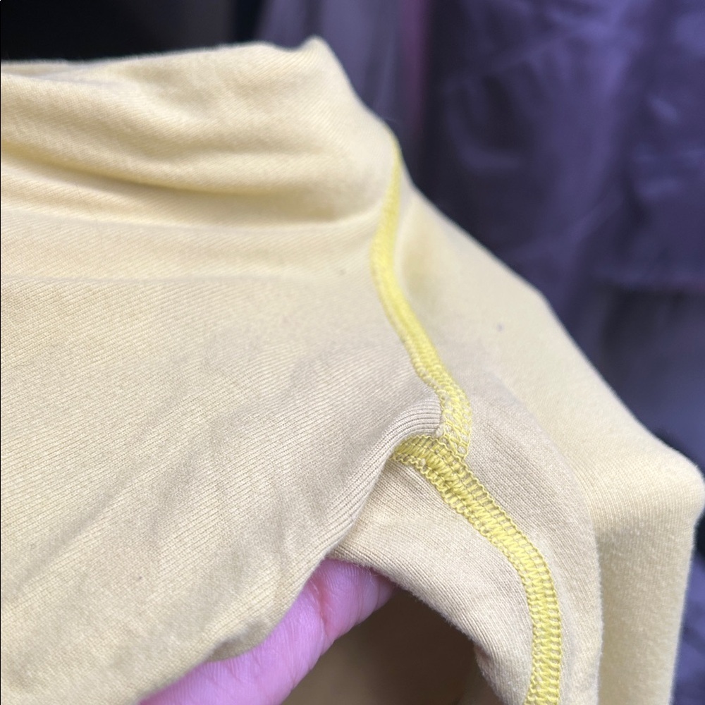 Nike Bright Yellow Half-Zip Top Athletic Jacket - Picture 9 of 13
